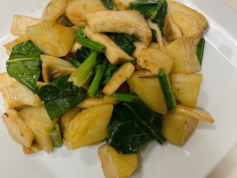 じゃがいもとエリンギのオイマヨ炒め